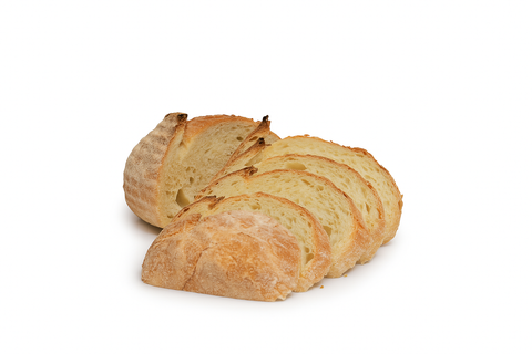 Pâine artizanală albă cu făină de porumb